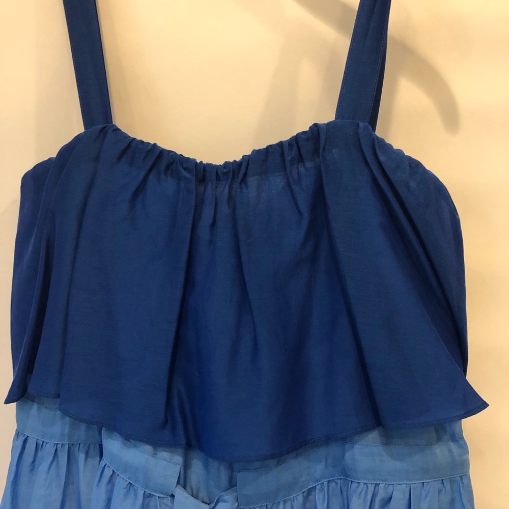 DVF color block Maxi Dress - Picture 5 of 8